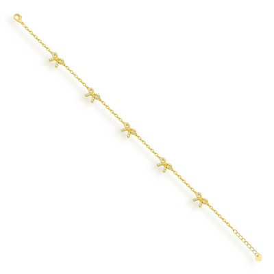 Gilded Bow Bracelet