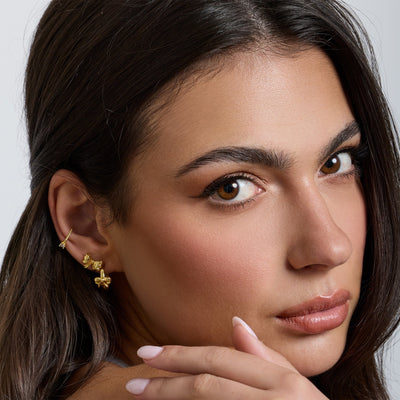 Ribbon Club Bundle: 3 Piece Earring and Cuff Bundle
